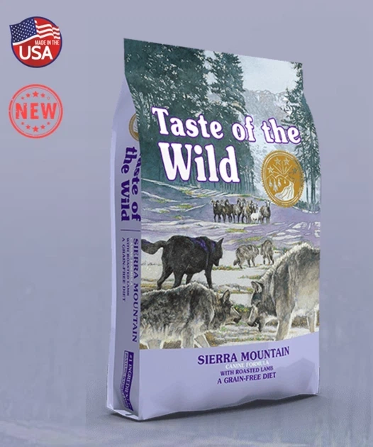 Сухой беззерновой корм для собак всех пород на всех стадиях жизни TOW Taste of the Wild Sierra Mountain Canine ягненок 5.6 кг (9752-HT77) - изображение 2