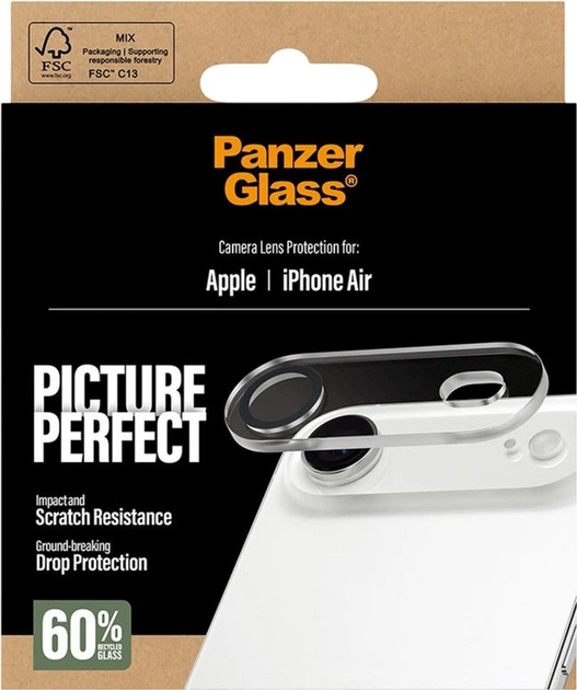 Захисне скло Panzer Glass PicturePerfect Camera Lens Protector для Apple iPhone Air (PG58879) - зображення 3