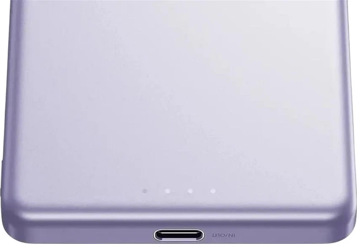 Powerbank Xiaomi Super Slim Magnetic 5000 mAh 22.5W Purple (BHR08PNGL) - obraz 6