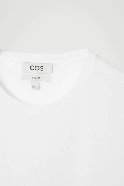 Футболки набір COS 3-pack regular cotton t-shirts 0984692001 XS Білий - изображение 3