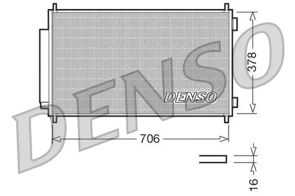 Радіатор кондиціонера HONDA CR-V III 2.2I-DTEC 01.07- DENSO (DCN40002) - Фото 1 Радіатор кондиціонера HONDA CR-V III 2.2I-DTEC 01.07- DENSO (DCN40002) - зображення 1
