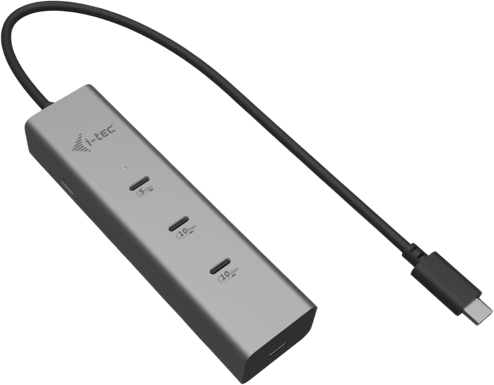 Hub i-tec USB-C Charging Metal HUB 5port with USB-C video 8K + PD 85W (CAHUBMETAL2A2CPD) - obraz 2