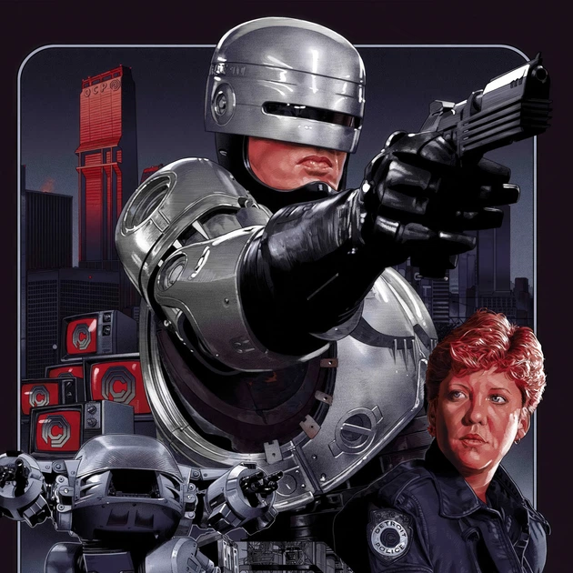 Постер Робокоп, Робот-полицейский, RoboCop (1987), A3 42×28 см (id3542) - изображение 3