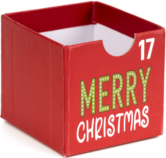 Adwentowy kalendarz świąteczny Springos z 24 szufladkami do wypełnienia 20.5 X 20 X 19 cm (5908455302975) - obraz 7