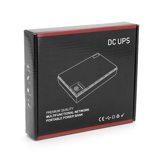 Джерело безперебійного живлення DC UPS для роутера, ONU, камер – 5V/9V/12V, багатофункціональний портативний UPS з USB та кабелями - изображение 9