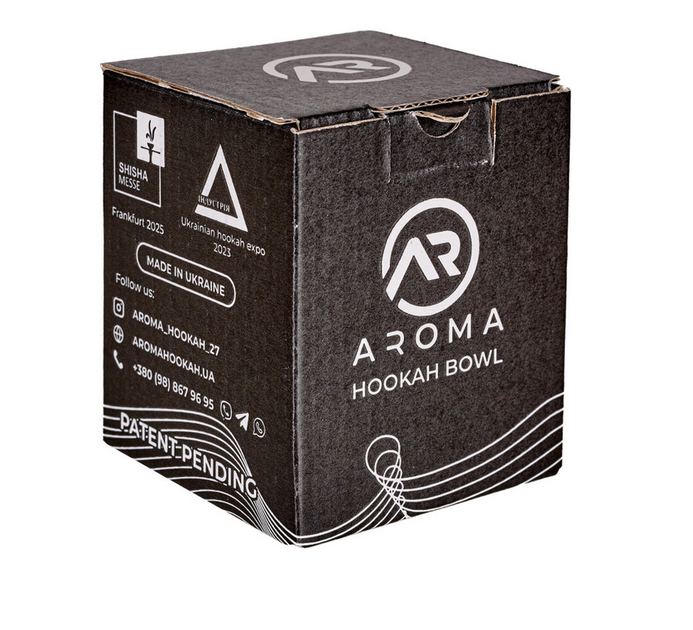 Чаша глиняная для кальяна Aroma Uniform Blue глазурованная Classic Killa - изображение 2