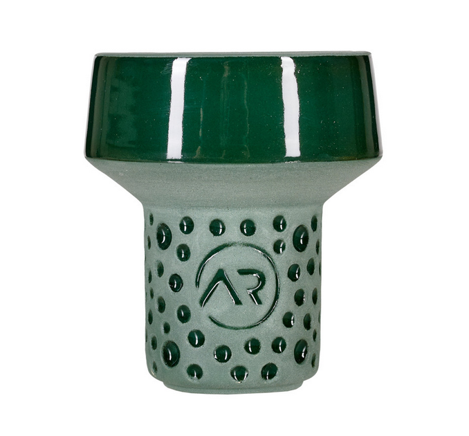 Чаша глиняная для кальяна Aroma Uniform Green глазурованная Classic Killa - Фото 1 Чаша глиняная для кальяна Aroma Uniform Green глазурованная Classic Killa - изображение 1