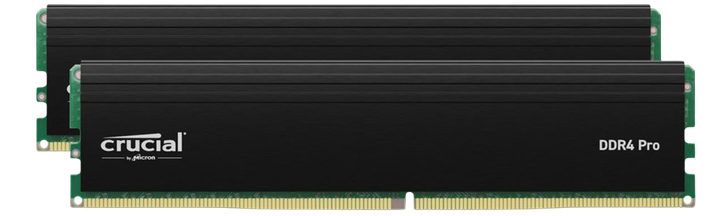 Оперативна пам'ять Crucial 32GB (2x16GB) DDR4 3200MHz Pro (CP2K16G4DFRA32A) - Фото 1 Оперативна пам'ять Crucial 32GB (2x16GB) DDR4 3200MHz Pro (CP2K16G4DFRA32A) - изображение 1