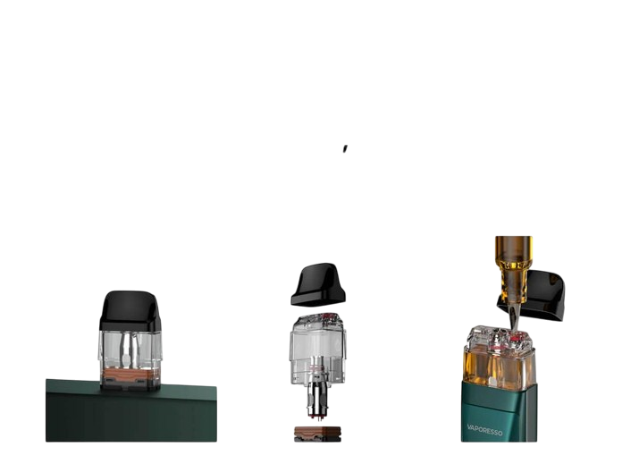 Многоразовая pod-систем Vaporesso XROS PRO Pink вейп электронка 30 Вт 1200 мАч со сменным картриджем на 3 мл с верхней заправкой - изображение 5