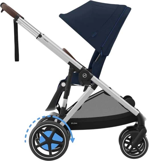 Прогулянкова коляска Cybex e-Gazelle S Ocean Blue Gold (4063846465903) - зображення 2
