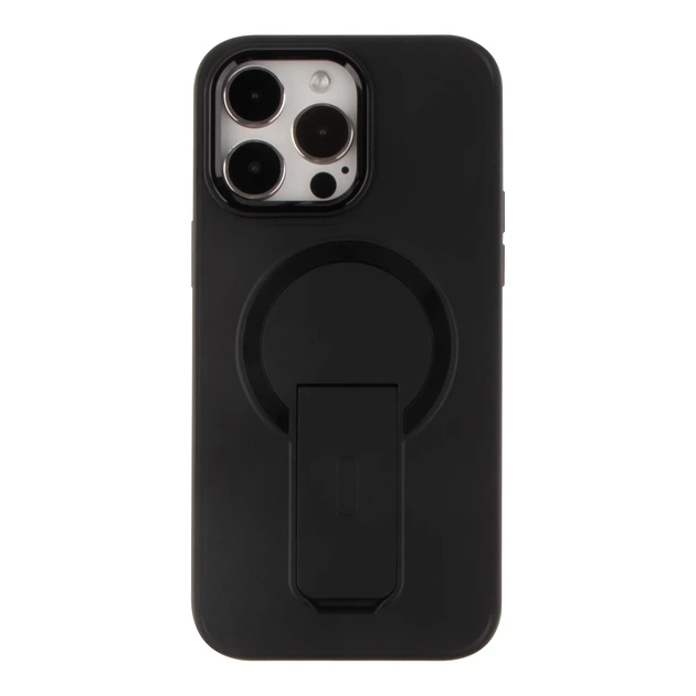 Чохол TPU+PC FlexGuard Magnetic Ring Stand для iPhone 14 Pro Max Колір Deep Black - зображення 14