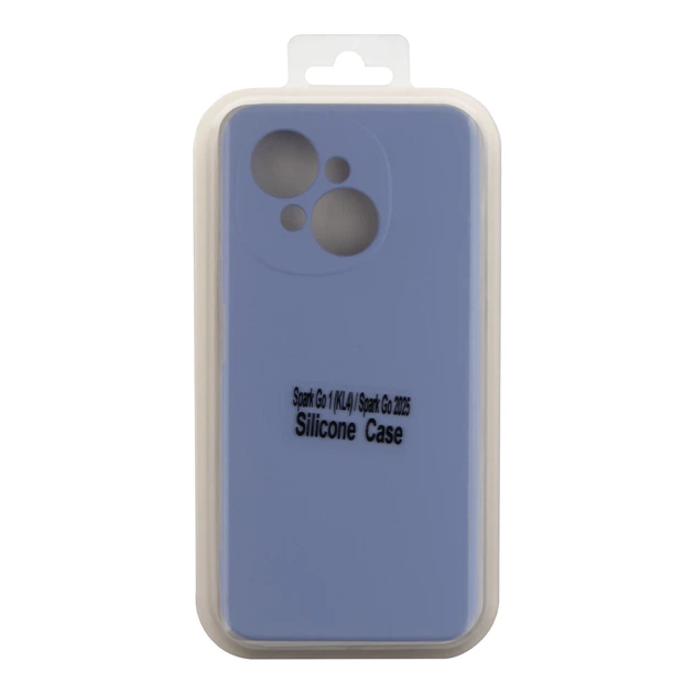 Чохол Silicone Cover Full Camera (A) для Tecno Spark Go 1 (KL4)/Spark Go 2025 Колір 05.Lilac - изображение 14
