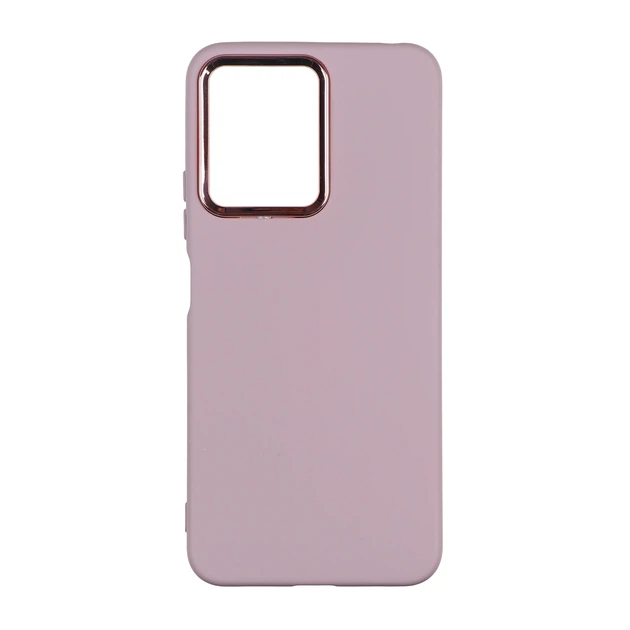 Чохол Silicone Cover Metal frame (AA) для Xiaomi Redmi Note 12 Pro+ 5G Колір 19.Pink Sand - изображение 11