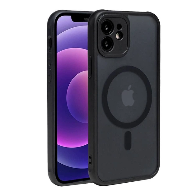 Чехол TPU+PC Anti Drop Full Camera with MagSafe для iPhone 12 Колір Black - изображение 2