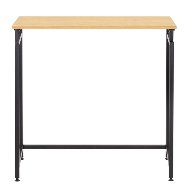 Biurko komputerowe Springos HF00258 80 cm składane Jasno brązowe (5908455306874) - obraz 2