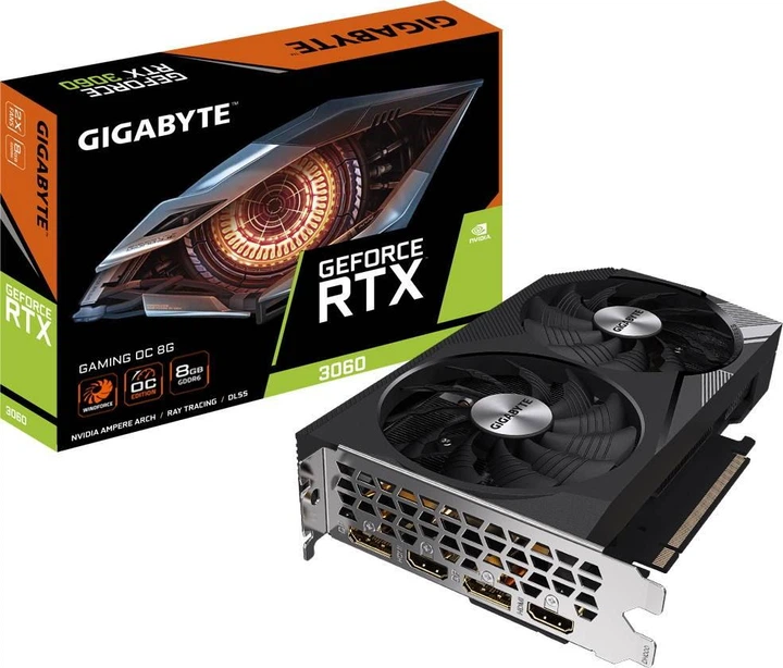 Видеокарта Gigabyte RTX 3060 8Gb GAMING OC (GV-N3060GAMING OC-8GD) (GDDR6, 128 bit, PCI-E v4.0) Б/у - Фото 7 Видеокарта Gigabyte RTX 3060 8Gb GAMING OC (GV-N3060GAMING OC-8GD) (GDDR6, 128 bit, PCI-E v4.0) Б/у - изображение 7