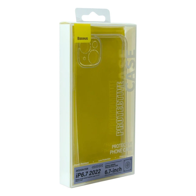 Чохол Baseus Simple Series Protective Case для iPhone 14 Pro ARAJ000702 Колір Transparent - Фото 3 Чохол Baseus Simple Series Protective Case для iPhone 14 Pro ARAJ000702 Колір Transparent - изображение 3
