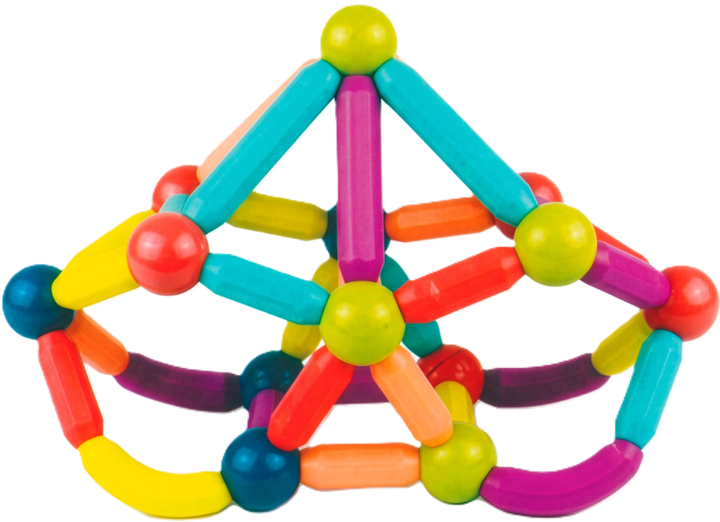 Klocki magnetyczne Springos 3D 100 elementów (5908455307703) - obraz 8