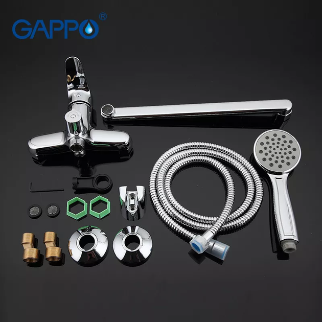 Змішувач для ванни G2236, хром GAPPO G2236 - изображение 6