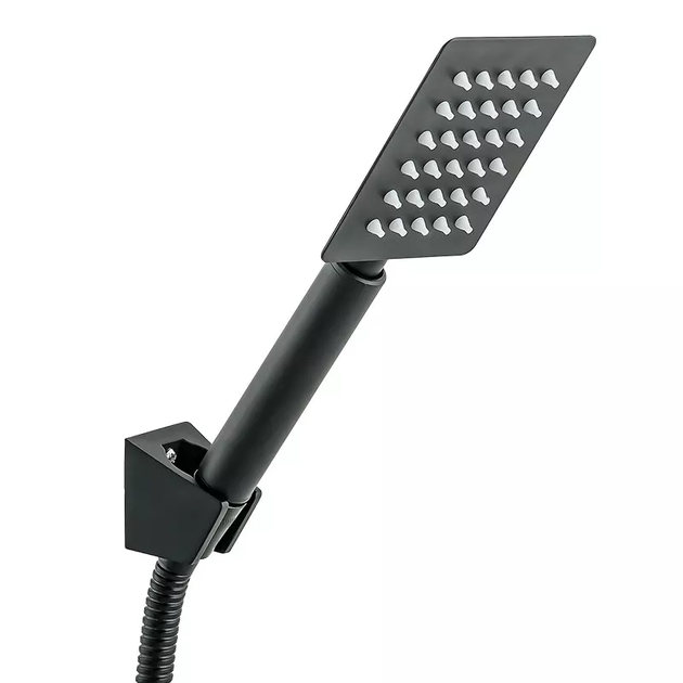 Змішувач для ванни PRO7-02-BLACK поворотний WEZER PRO7-02-BLACK - зображення 3