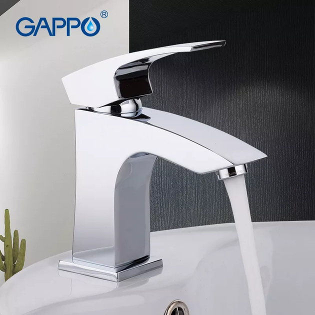 Змішувач для умивальника G1007, хром GAPPO G1007 - изображение 2