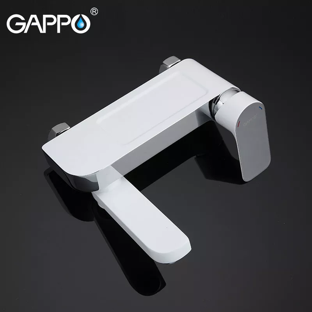 Змішувач для ванни G3248, білий/хром GAPPO G3248 - изображение 5