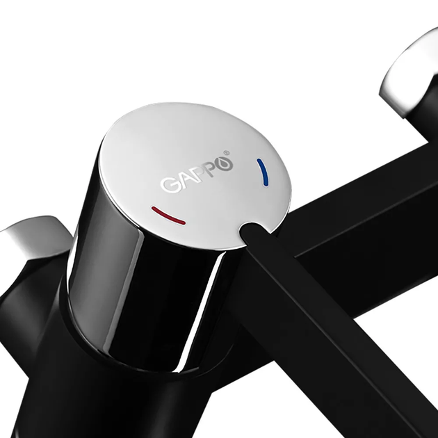 Змішувач для ванни G3281, чорний хром GAPPO G3281 - изображение 3