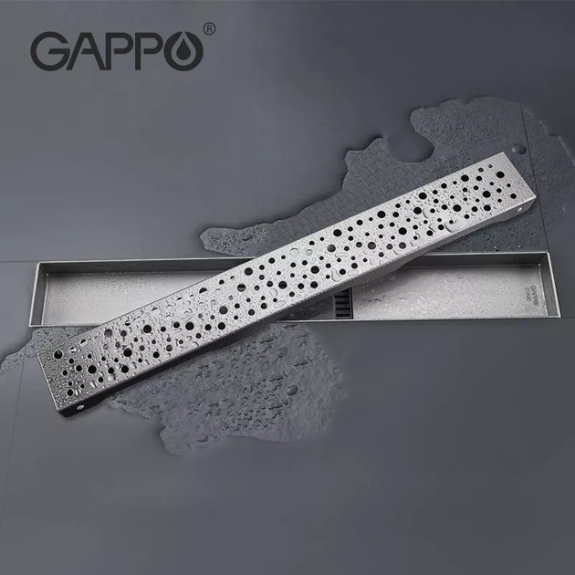 Душовий канал G85007-2, 70х500 мм, нержавіюча сталь GAPPO G85007-2 - изображение 2