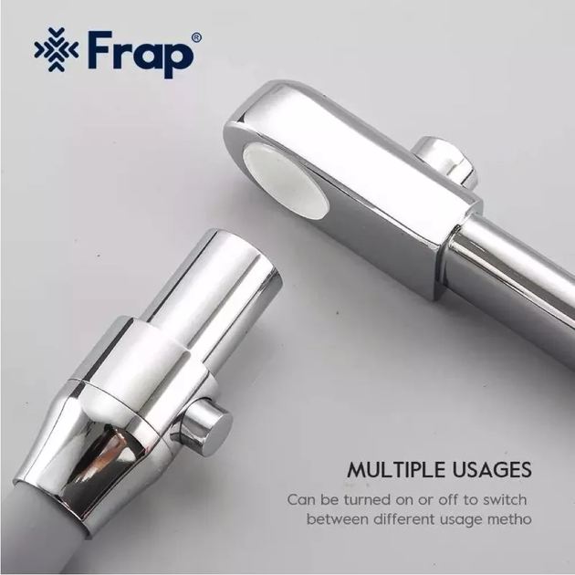 Змішувач для кухні на дві води F4374, сірий/хром frap F4374 - изображение 4