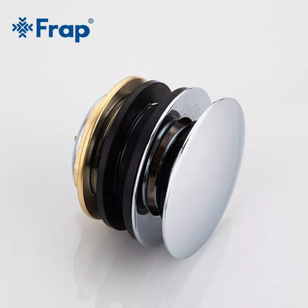 Випуск для ванни F63, автомат, 1 1/2", хром. - зображення 2