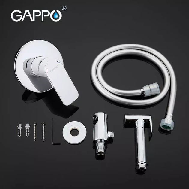 Гігієнічний душ G7248, білий/хром GAPPO G7248 - Фото 5 Гігієнічний душ G7248, білий/хром GAPPO G7248 - изображение 5