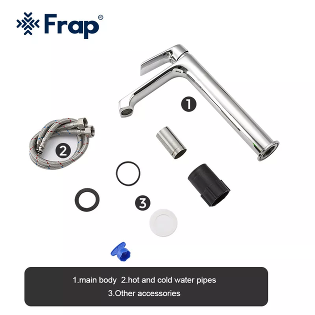 Змішувач для умивальника F1071-2 frap F1071-2 - изображение 6