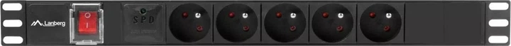 Подовжувач Lanberg PDU-05E-0200-IEC-BK - зображення 2