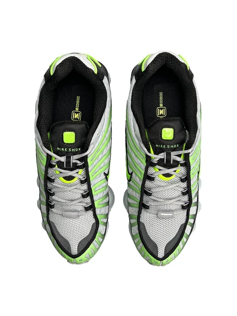 Мужские кроссовки Nike Shox TL White Black Green 41р - изображение 8