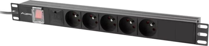 Listwa zasilająca Lanberg PDU-06F-0200-IEC-BK - obraz 4