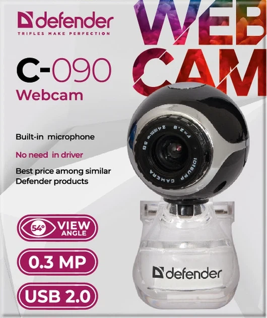 Веб-камера Defender C-090 - Фото 3 Веб-камера Defender C-090 - изображение 3