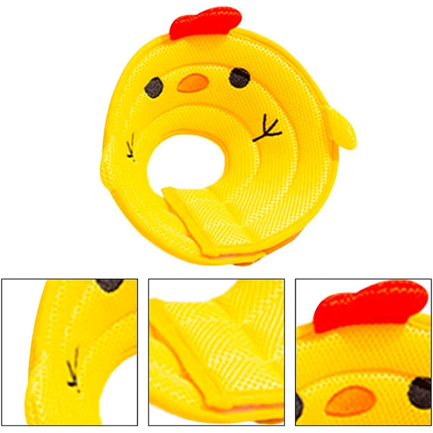 М'який комір-подушка для кішок Lesko 2212CGAN028 XL Chick післяопераційний захисний від вилизування - зображення 3