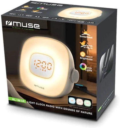Радіо-годинник з USB Muse ML-198 CR Білий - Фото 6 Радіо-годинник з USB Muse ML-198 CR Білий - зображення 6