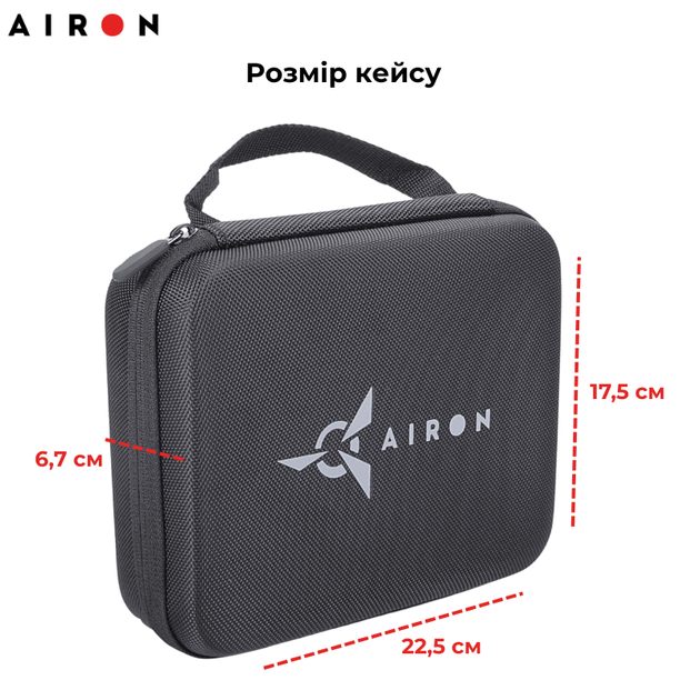Кейс AIRON AC102 розмір M для екшн-камер GoPro, ProCam, Xiaomi YI, SJCam. - зображення 3