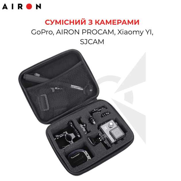 Кейс AIRON AC102 розмір M для екшн-камер GoPro, ProCam, Xiaomi YI, SJCam. - зображення 4