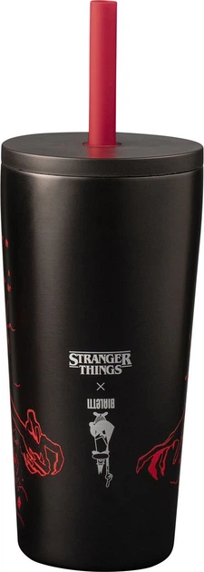 Kubek termiczny Bialetti Stranger Things ze slomka swiecacy w ciemnosci 600 ml (8006363095808) - obraz 2