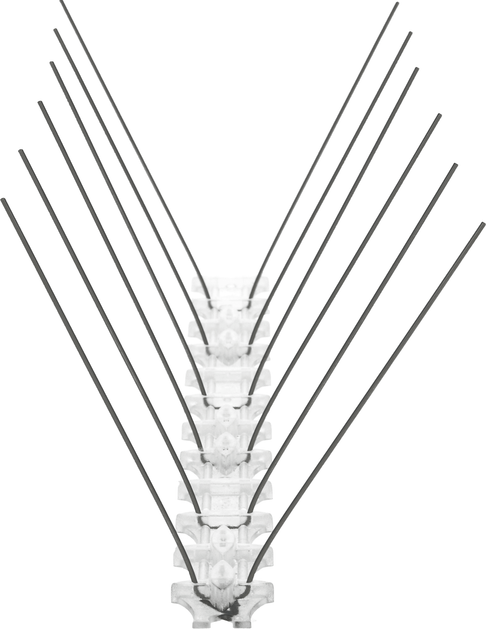 Нержавіючі шипи від птахів Kadax 33 x 9 см 9 шт. (K550) - зображення 4