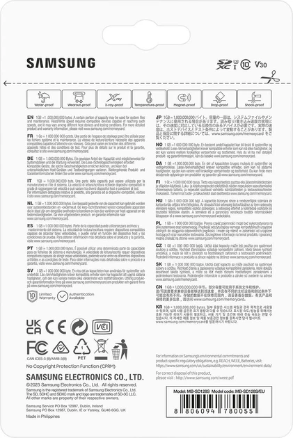 Карта пам'яті Samsung Pro Plus SDXC 128GB UHS-I U3 (MB-SD128S/EU) - зображення 6