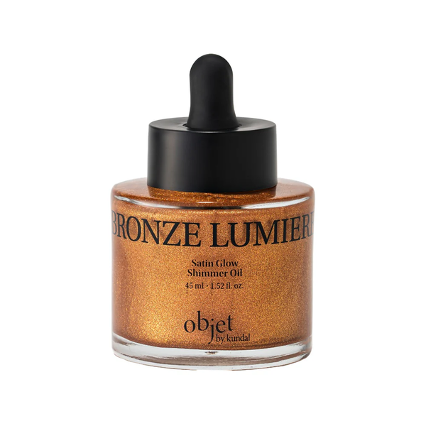 Суха олія Kundal Satin Glow Shimmer Oil Bronze Lumier для тіла з теплим бронзовим сяйвом 45 мл - Фото 1 Суха олія Kundal Satin Glow Shimmer Oil Bronze Lumier для тіла з теплим бронзовим сяйвом 45 мл - зображення 1