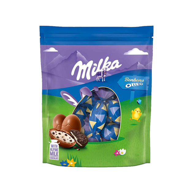 Конфеты Milka Bonbons Milchcreme Ostern 86 г - Фото 1 Конфеты Milka Bonbons Milchcreme Ostern 86 г - изображение 1