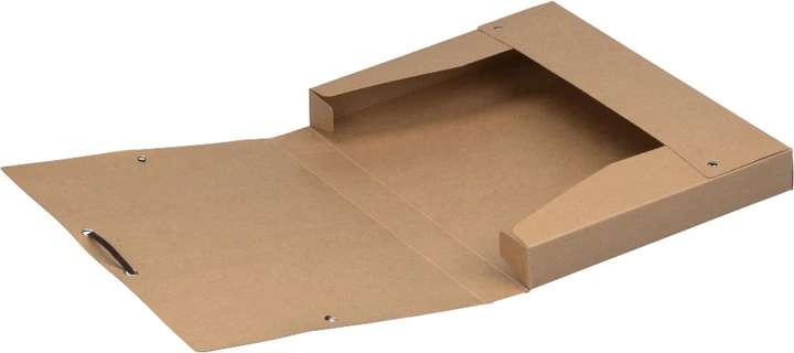Teczka z zamknięciem na gumkę ELBA Touareg Wood Cardboard A4 250×330 mm 1 szt 193540 BG (3045050168765) - obraz 2