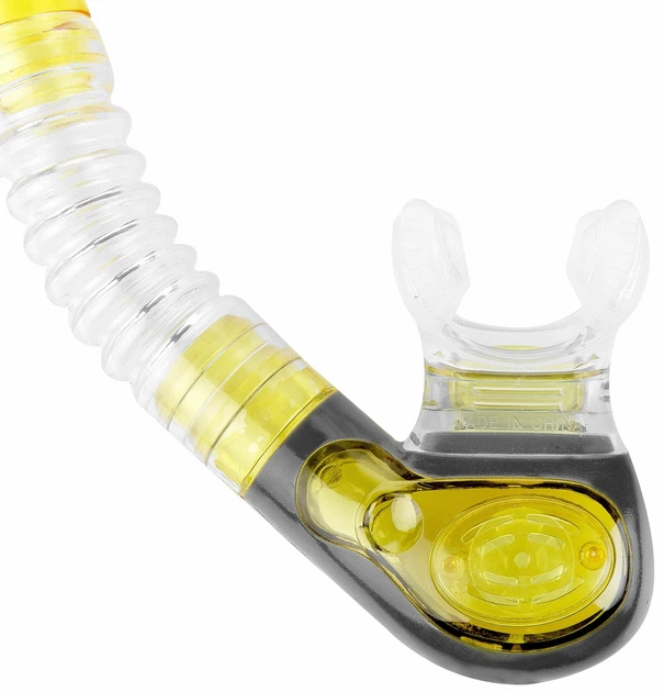 Zestaw do nurkowania Spokey maska + fajka Flona 928190 Żółty (5902693281900) - obraz 5