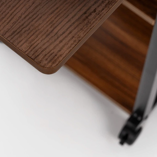 Stolik kawowy SPRINGOS HF0061 stolik pod laptopa regulowany Ciemno brązowy (5908455306904) - obraz 6