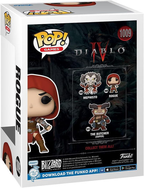 Фигурки Фанко Поп Диабло разбойник Funko POP! Diablo 4 Rogue 82373 - Фото 3 Фигурки Фанко Поп Диабло разбойник Funko POP! Diablo 4 Rogue 82373 - изображение 3