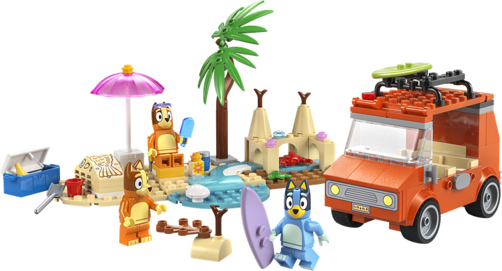 Лего Блуї Пляж і сімейна поїздка на автомобілі Блуї Lego Bluey 11202 - зображення 8
